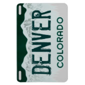 Denver Colorado grüner Nummernschildmagnet Magnet (Vertikal)