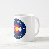 Denver Colorado Kaffeetasse (VorderseiteRechts)