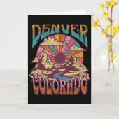 Denver Colorado Karte (Gelbe Blume)