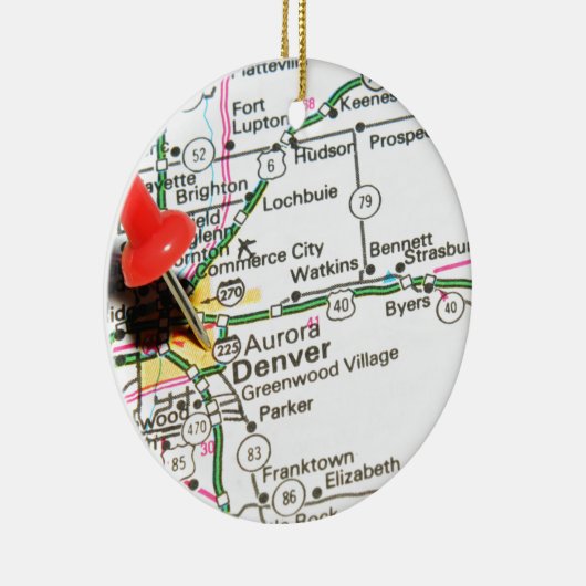 Denver, Colorado Keramikornament (Rechts)