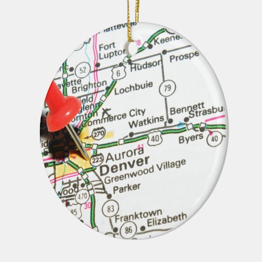 Denver, Colorado Keramikornament (Links)