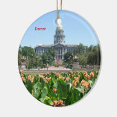 Denver Colorado Landschaftlicher Weihnachtsschmuck (Links)