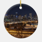 Denver Colorado Landschaftlicher Weihnachtsschmuck (Hinten)