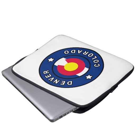 Denver Colorado Laptopschutzhülle (Vorne Knopf)