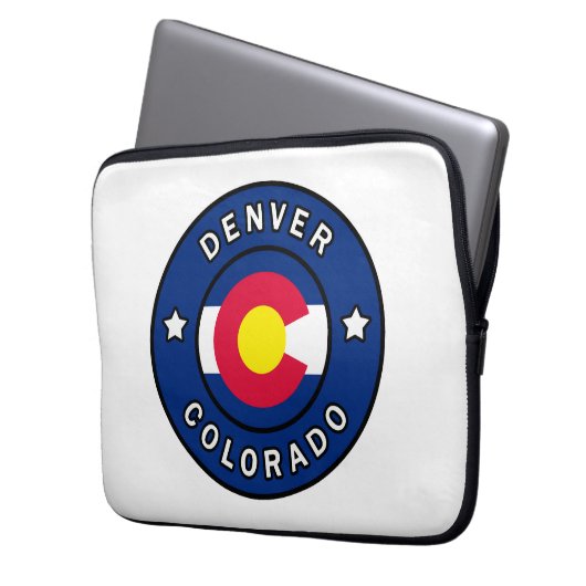 Denver Colorado Laptopschutzhülle (Vorderseite Links)