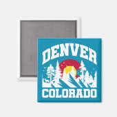 Denver, Colorado Magnet (Vorderseite/Rückseite)