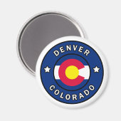 Denver Colorado Magnet (Vorderseite/Rückseite)