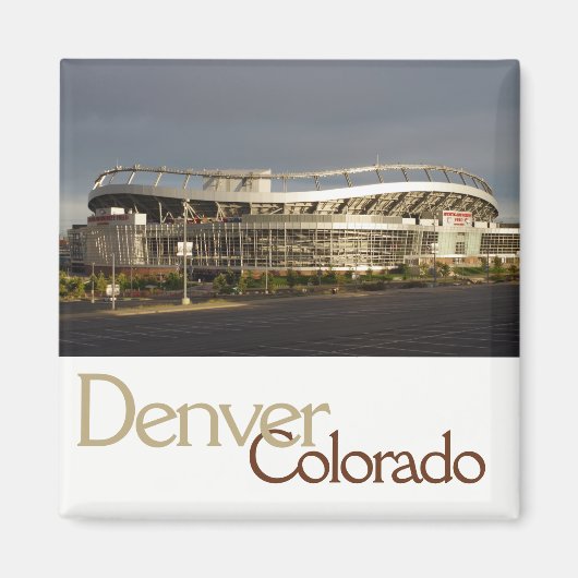 Denver, Colorado Mile High Stadium Magnet (Vorne)