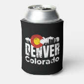 Denver Colorado Mountains Dosenkühler (Kanne Rückseite)