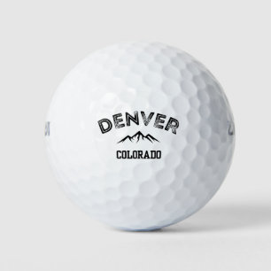 Denver Colorado Mountains Golfball