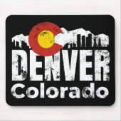 Denver Colorado Mountains Mousepad (Vorne)