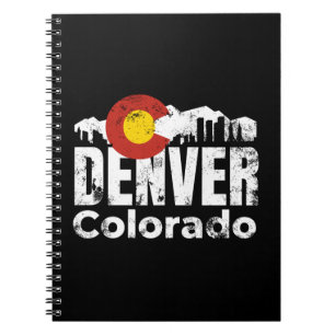Denver Colorado Mountains Notizblock