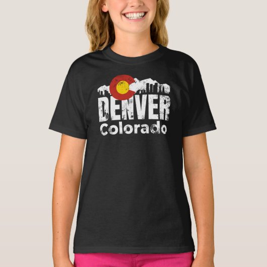 Denver Colorado Mountains T - Shirt (Vorderseite)