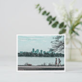 DENVER COLORADO ÖLPALETTE POSTKARTE (Stehend Vorderseite)