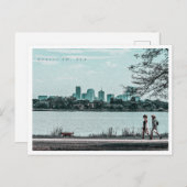 DENVER COLORADO ÖLPALETTE POSTKARTE (Vorne/Hinten)