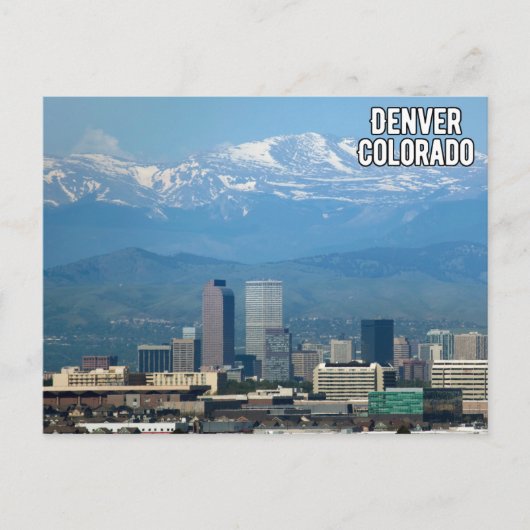 Denver Colorado Postcard Postkarte (Vorderseite)