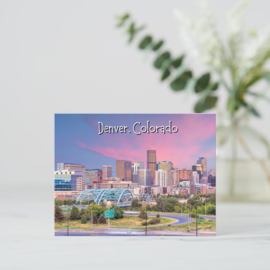 Denver Colorado Postcard Postkarte (Stehend Vorderseite)