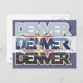 Denver, Colorado Postcard Postkarte (Vorne/Hinten)