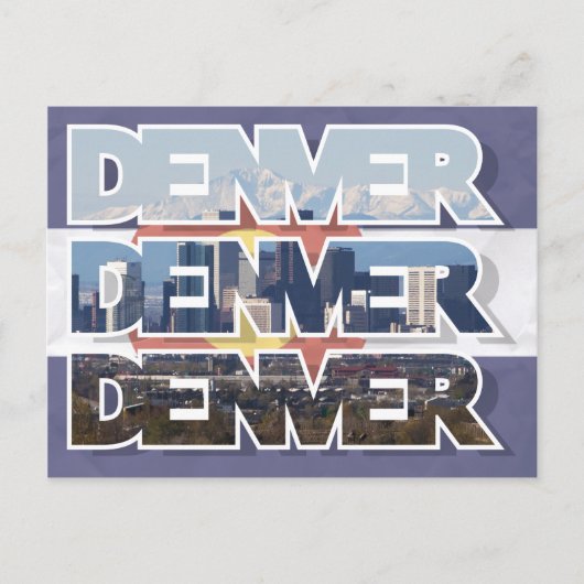 Denver, Colorado Postcard Postkarte (Vorderseite)