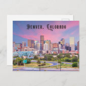 Denver Colorado Postcard Travel Postkarte (Vorne/Hinten)