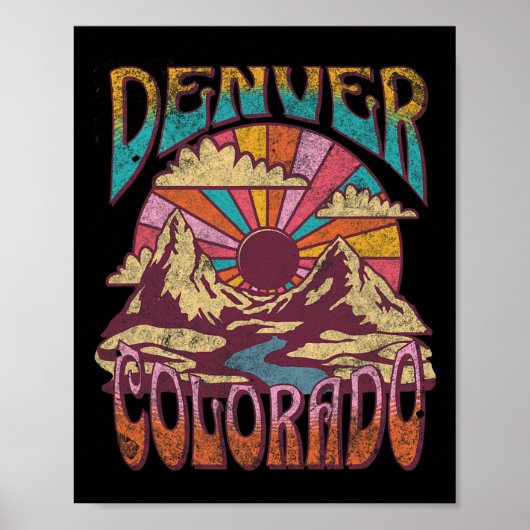 Denver Colorado Poster (Vorne)