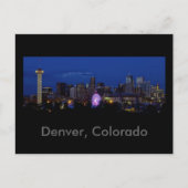 Denver, Colorado Postkarte (Vorderseite)