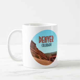 Denver Colorado Red Rocks Vintag Kaffeetasse