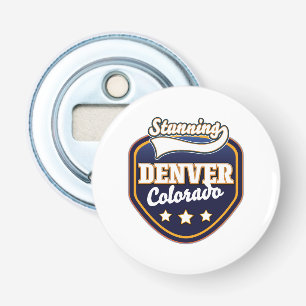 Denver Colorado Reiselogo Flaschenöffner