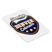 Denver Colorado Reiselogo Magnet (Rechte Seite)