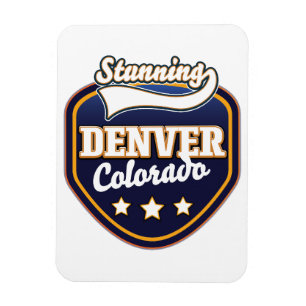 Denver Colorado Reiselogo Magnet