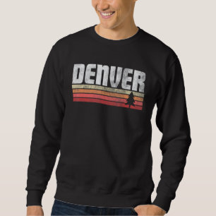 Denver Colorado Retro Style Vintager 70er 80er 90s Sweatshirt