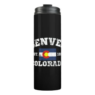 Denver Colorado Retro Vintag Thermosbecher