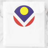 Denver, Colorado Runder Aufkleber (Tasche)