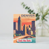 Denver, Colorado Save The Date (Stehend Vorderseite)