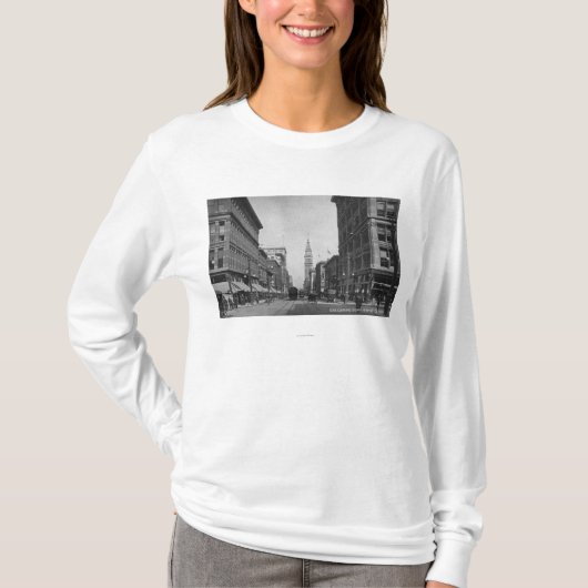 Denver, Colorado - schauend hinunter 16. T-Shirt (Vorderseite)
