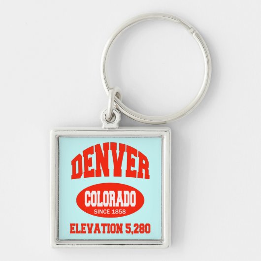 Denver Colorado Schlüsselanhänger (Vorne)