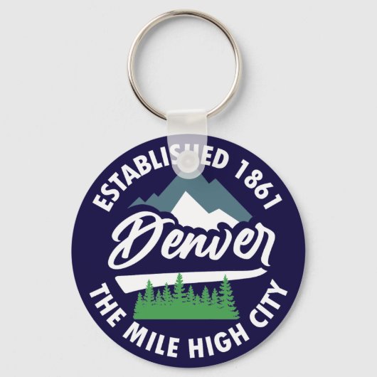 Denver, Colorado Schlüsselanhänger (Vorderseite)