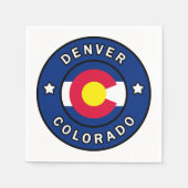 Denver Colorado Serviette (Vorderseite)