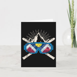 Denver Colorado Skifahren Männer Frauen Kinder Jug Karte