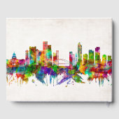 Denver Colorado Skyline Gästebuch (Rückseite)