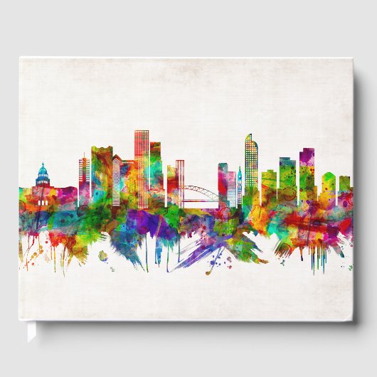 Denver Colorado Skyline Gästebuch (Vorderseite)