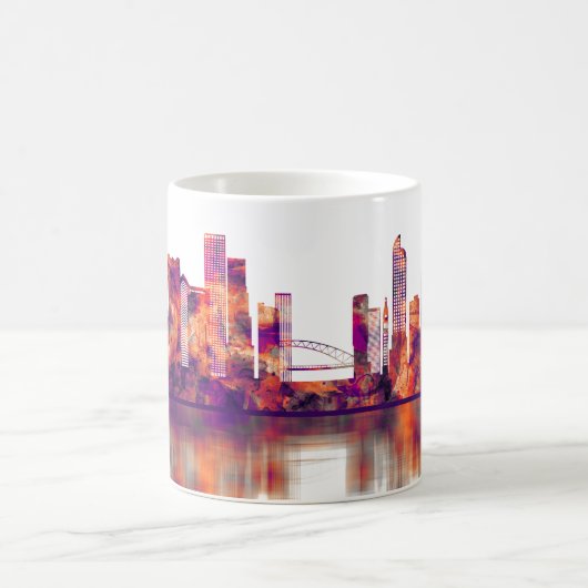 Denver Colorado Skyline Kaffeetasse (Mittel)
