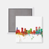 Denver Colorado Skyline Magnet (Vorderseite/Rückseite)