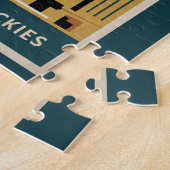 Denver Colorado Skyline Reisen Vintag Puzzle (Seite)