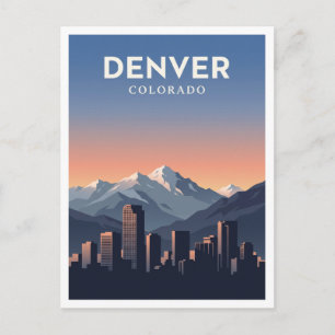 Denver Colorado Souvenir Postkarte