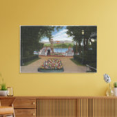 Denver, Colorado - Speedboote am Rhoda-See Leinwanddruck (Insitu (Wohnzimmer))