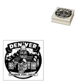 Denver Colorado Staat Hauptstadt Gummistempel (Stempel)