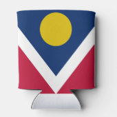Denver (Colorado) Stadtflagge Dosenkühler (Rückseite)