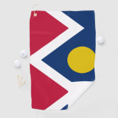 Denver (Colorado) Stadtflagge Golfhandtuch (Insitu)