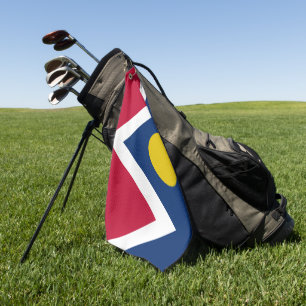 Denver (Colorado) Stadtflagge Golfhandtuch
